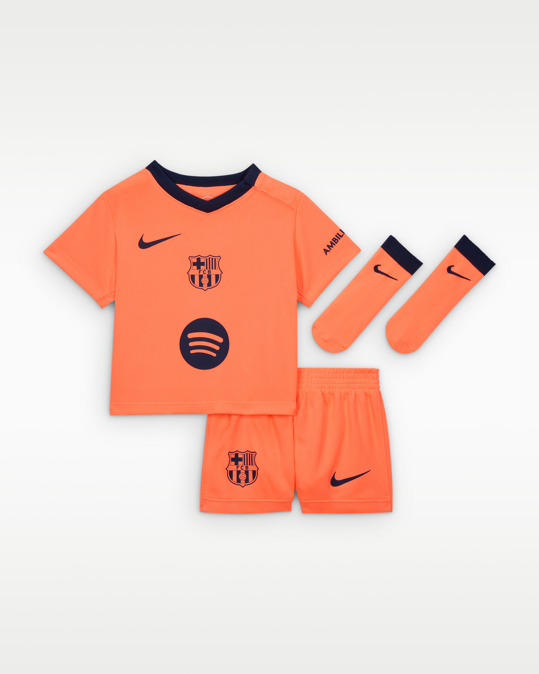 FC Barcelona 2025/26 Stadium Third Baby/Toddler Nike Total 90